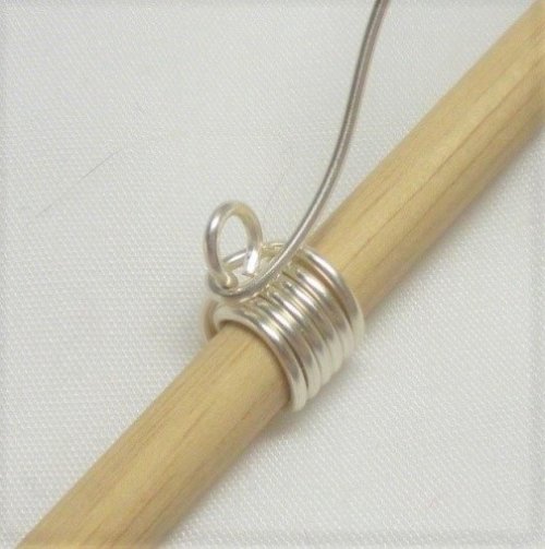 Judy Larson's Make Simple Wire Slide Bails - , Findings & Components, Toggles & Clasps, Earwire & Headpin, Coiling, Coiling Wire, Wire Coiling, simple slide bails